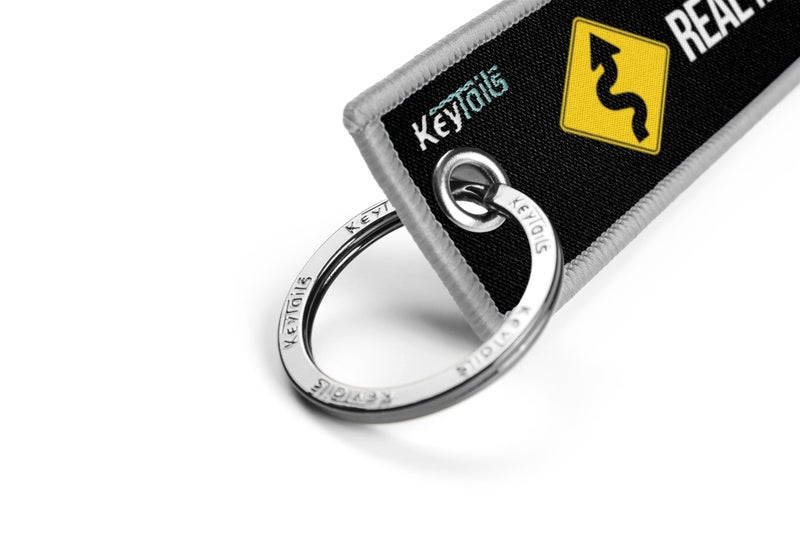 KEYTAILS Keychains, Premium Quality Key Tag for Motorcycle, Car, Scooter, ATV, UTV [Real Men Like Curves] - Image 4